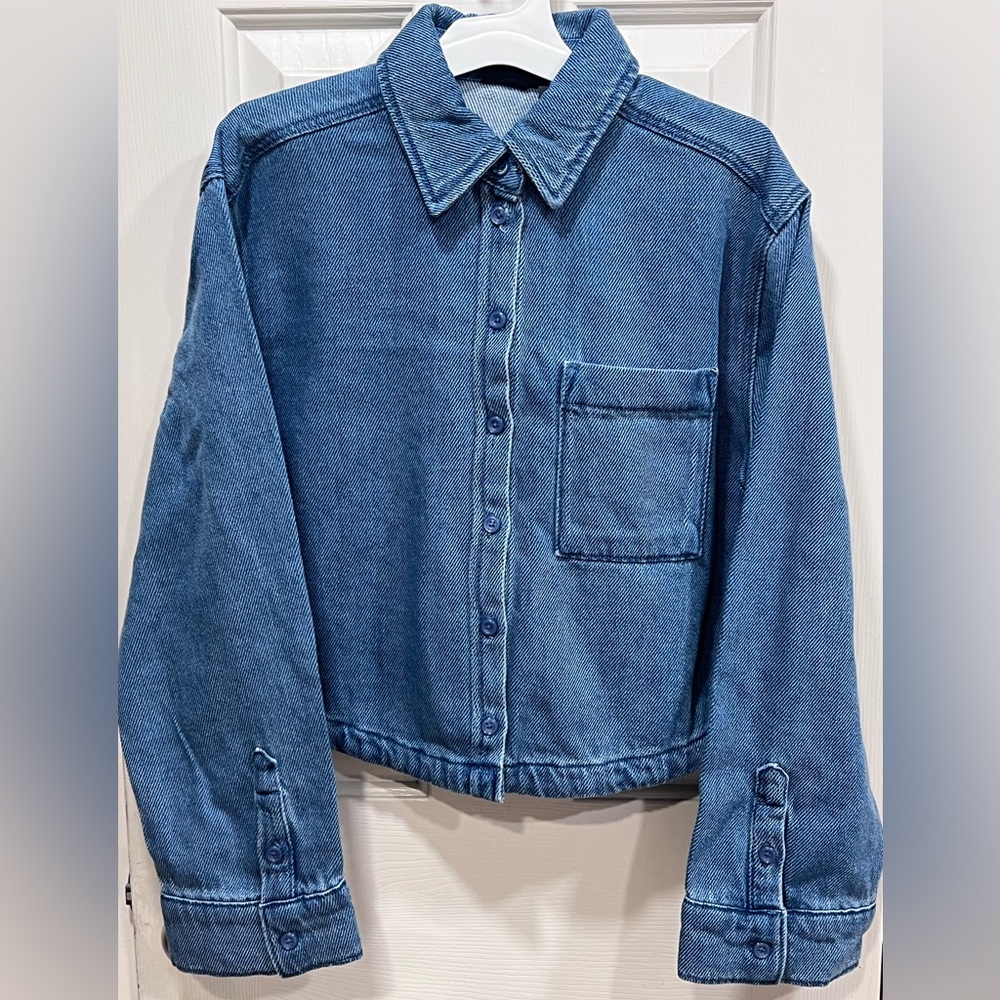 Universal Thread Light Blue Denim Shirt Jacket XS NWT